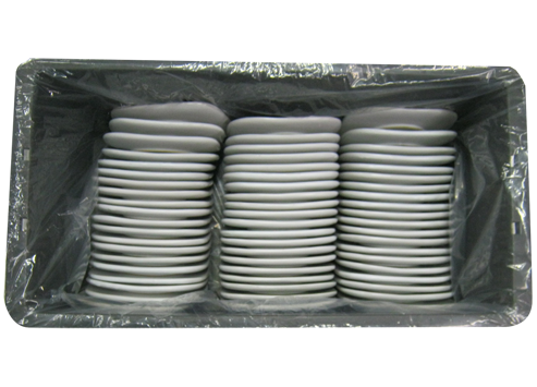 アンビエンテ角型カップ ソーサー白 食器レンタル パーティー用品レンタルはファースト メイトへ